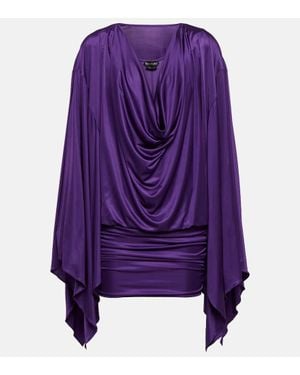 Tom Ford Minikleid Aus Satin - Lila