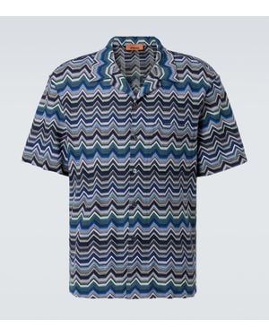 Missoni Zigzag Cotton Shirt - Blue