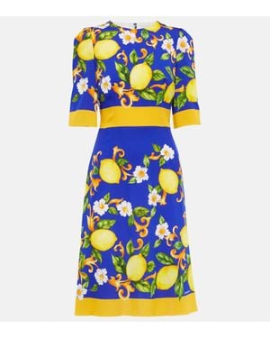 Dolce & Gabbana Abito Midi - Blu