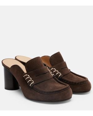 JW Anderson Mules 75 De Ante - Marrón