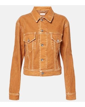Rabanne Denim Jacket - Orange