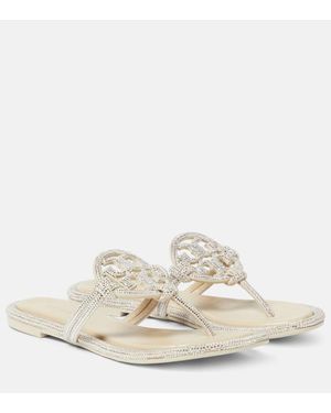 Tory Burch Verzierte Sandalen Miller - Weiß