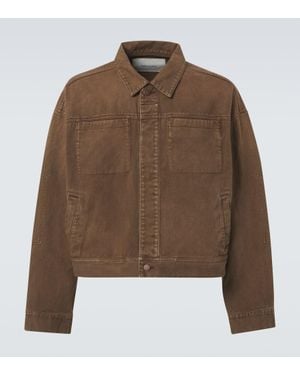 Entire studios Giacca Di Jeans Gem - Marrone