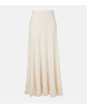 Bottega Veneta Gonna Lunga - Bianco