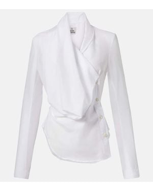 Vivienne Westwood Hemd Galatea Aus Baumwolle Und Seide - Weiß