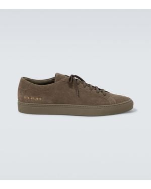Common Projects Sneakers Achilles Aus Veloursleder - Braun