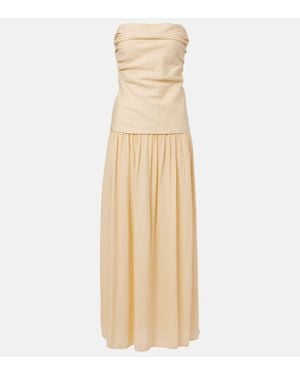 Faithfull the Brand Abito Lungo Hedy - Neutro