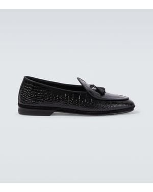 Rubinacci Loafers Marphy Loira Aus Leder - Schwarz
