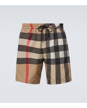 burberry swimsuit mens brown