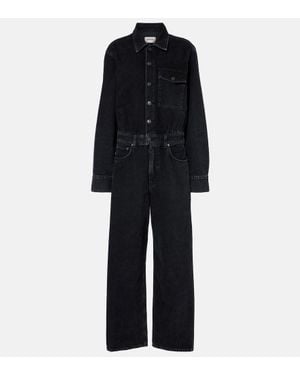 Agolde Combi-Pantalon Tane En Jean - Noir