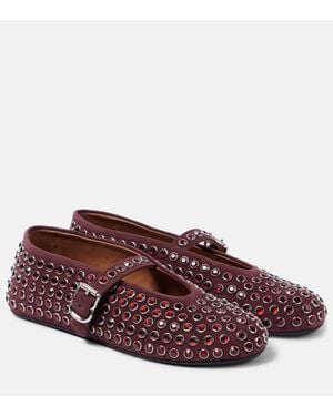 Alaïa Ballet Flat - Red