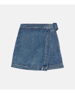 Veronica Beard Skort Di Jeans Diaz - Blu