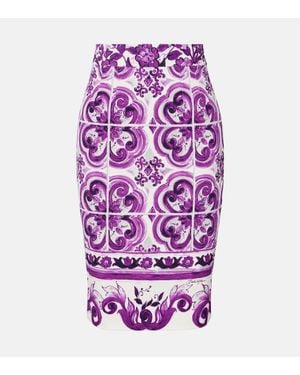 Dolce & Gabbana Set De Dos Piezas Estampado - Morado