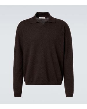 The Row Polopullover Franz Aus Kaschmir - Schwarz