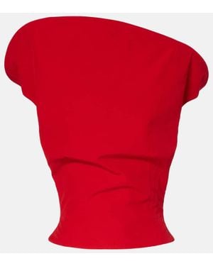 Magda Butrym Asymmetric Top - Red