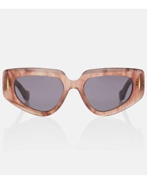 Loewe Cat-Eye-Sonnenbrille Anagram - Braun