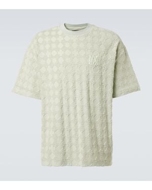 Amiri Cotton-Blend Terry T-Shirt - White