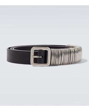 Jil Sander Guertel Aus Leder - Schwarz