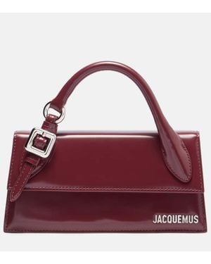 Jacquemus Chiquito Long Leather Tote Bag - Purple
