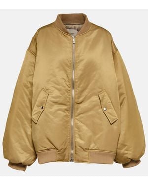 Frankie Shop Astra Technical Bomber Jacket - Natural