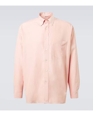 AURALEE Hemd Aus Seide - Pink