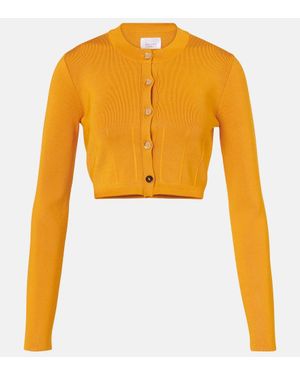 Galvan London Cardigan Raccourci Atalanta - Jaune