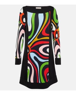 PUCCI Marmo Jersey Minidress - Red