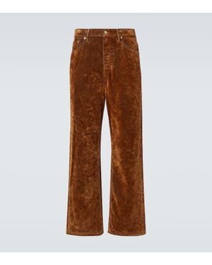 Dries Van Noten Jean Ample Pine - Marron
