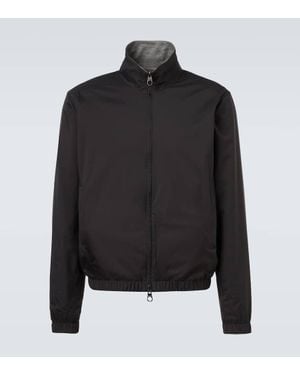 Loro Piana Reversible Cashmere Bomber Jacket - Black