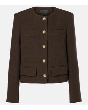Nili Lotan Paige Cotton-Blend Jacket - Black
