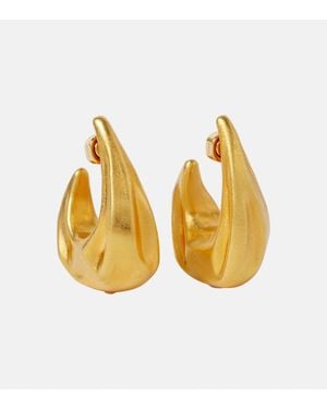 KHAITE Orecchini A Cerchio Olivia Medium - Giallo