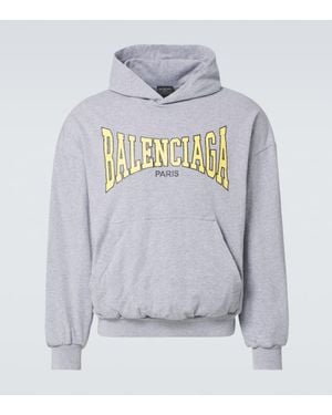 Balenciaga Incognito Deconstructed Cotton Jersey Hoodie in