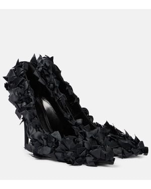 Balenciaga Marie-Antoinette 110Mm Bow-Embellished Pumps - Black