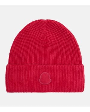 Moncler Muetze Aus Kaschmir - Rot