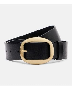Isabel Marant Ceinture Dara En Cuir - Noir