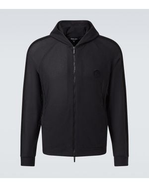 Giorgio Armani Zip-Up Hoodie - Black