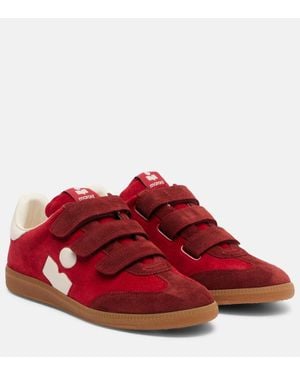 Isabel Marant Sneakers Beth Aus Veloursleder - Rot