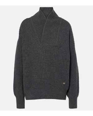 Victoria Beckham Maglione A Portafoglio - Grigio
