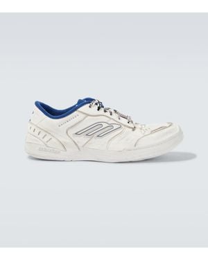 Balenciaga Hamptons Worn-Out Sneaker - Weiß
