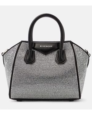 Givenchy Antigona Spielzeuglederhandtasche - Grau