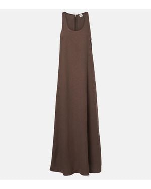 TOTEME Sable Midi Dress - Brown