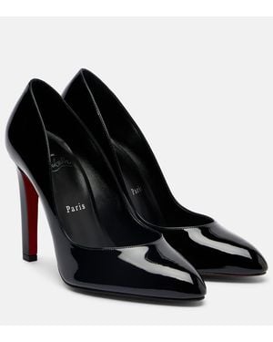 Christian Louboutin Fannylove Patent Leather Pumps - Black