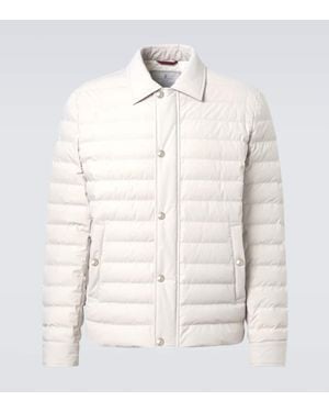 Brunello Cucinelli Down Jacket - Natural