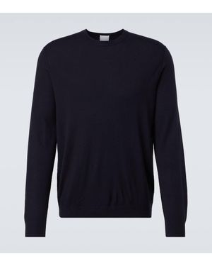 Allude Pullover Aus Schurwolle - Blau