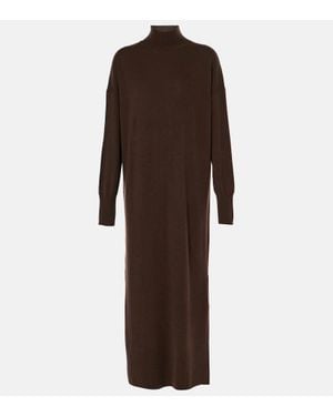 Jardin Des Orangers Pulloverkleid Aus Wolle Und Kaschmir - Braun