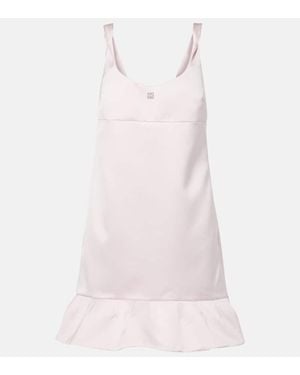 Givenchy Minikleid 4G Aus Satin - Pink