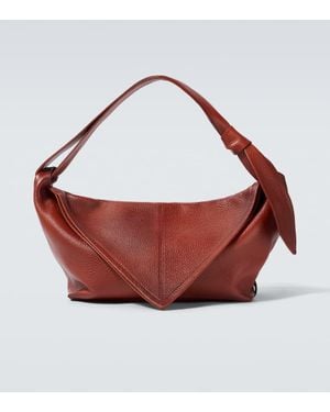 Bottega Veneta Sawyer Leather Shoulder Bag - Red