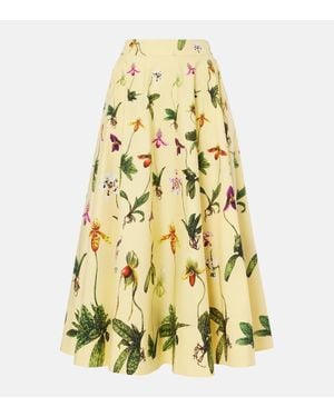 Oscar de la Renta Gonna Midi - Giallo