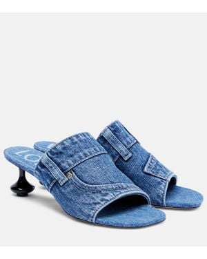 Loewe Mules Toy Panta 45 - Bleu
