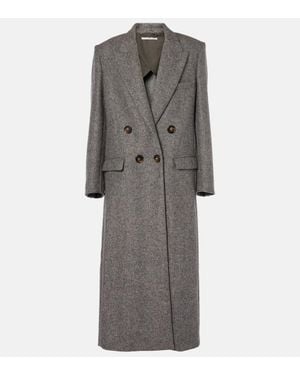Stella McCartney Mantel Aus Einem Wollgemisch - Grau